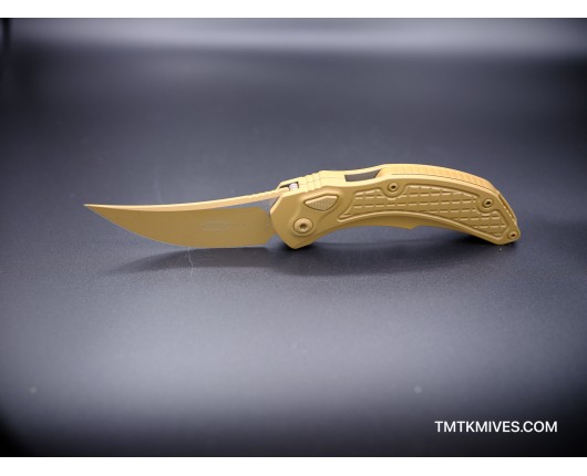 Microtech/Bastinelli Brachial 268A-1CTA Cerakote Tan AUTO Folding Knife 3.5"